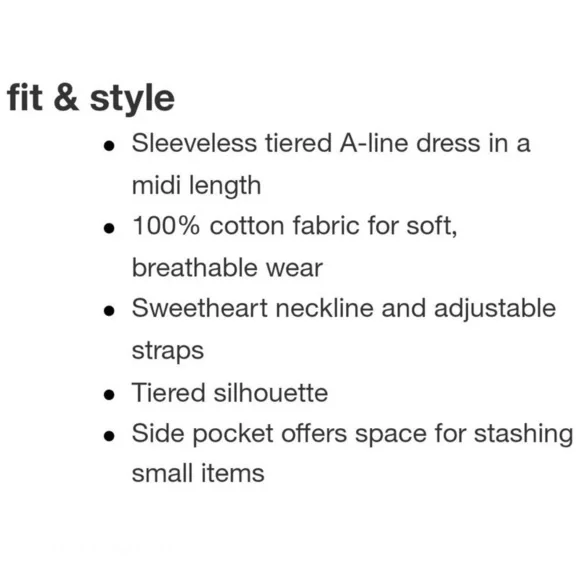 Women's Sleeveless Tiered A-Line Dress Knox Rose Blue Size 2X - Picture 5 of 10